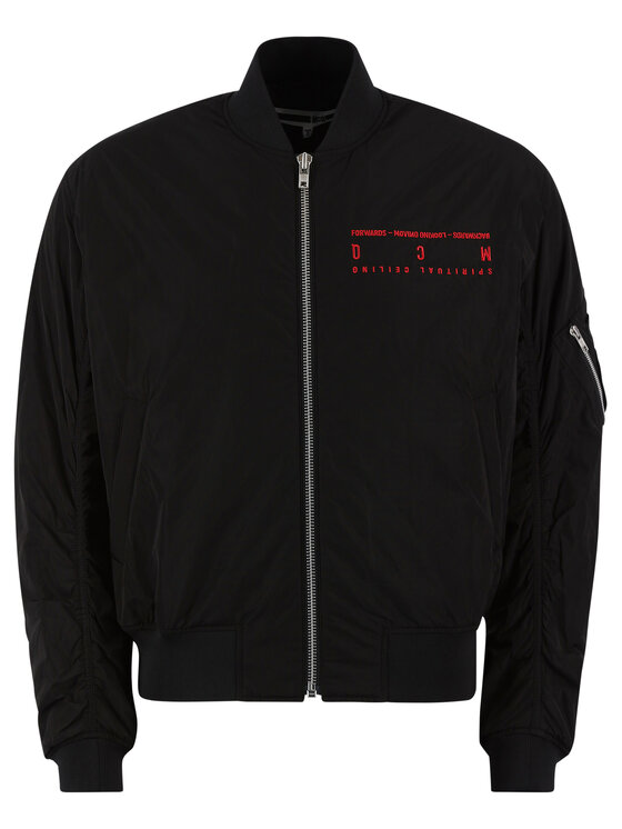 MCQ Alexander McQueen MCQ Alexander McQueen Bomber 547859 ROQ17 1000 Crna Regular Fit