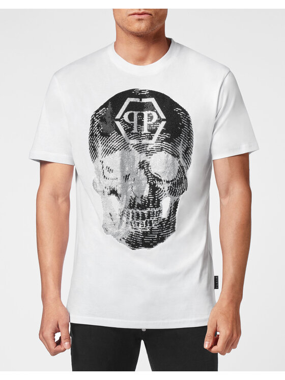 PHILIPP PLEIN PHILIPP PLEIN T-shirt 3043 Bianco Regular Fit