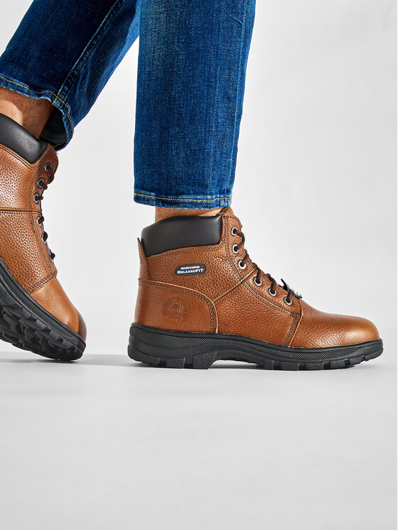 Skechers Skechers Trapery Workshire 77009EC/BRN Brązowy