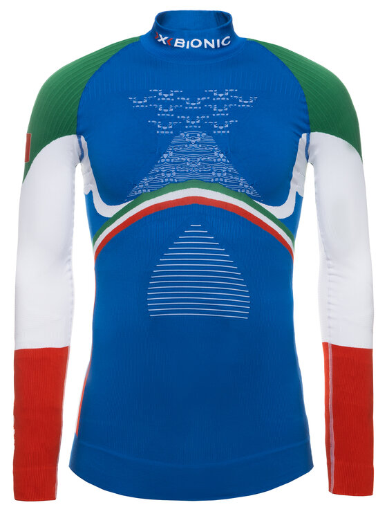 X-Bionic X-Bionic Termoaktīva apģērba augšdaļa Energy Accumulator 4.0 EAWT45W19M Zils Slim Fit
