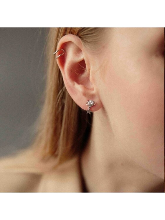 ANIA KRUK ANIA KRUK Piercing SMVKS1040 Srebrny