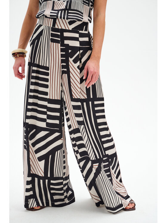 blue shadow blue shadow Spodnie materiałowe Softly Czarny Regular Fit