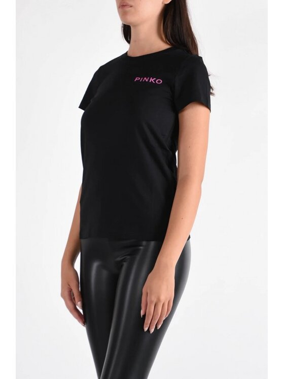 PINKO Pinko T-Shirt 100355 Černá Regular Fit
