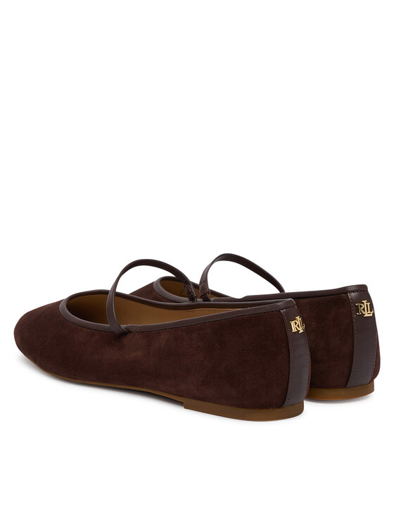 LAUREN RALPH LAUREN LAUREN RALPH LAUREN Baleriny Jayna Mj Fl 802P18425004 Brązowy