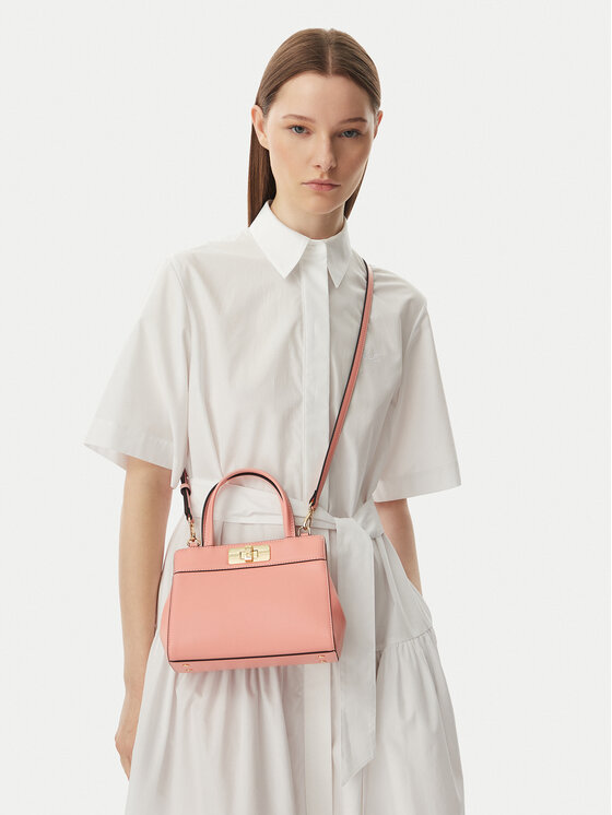 Tommy Hilfiger Tommy Hilfiger Ročna torba Th Modern Mini Satchel AW0AW18726 Svetlo rožnata