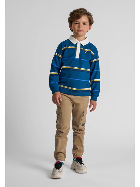 minoti minoti Spodnie cargo 27PANT3 Szary Regular Fit