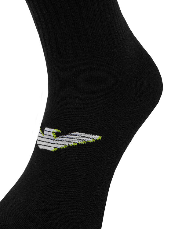 Emporio Armani Emporio Armani 2er-Set niedrige Herrensocken EM000540 AF12299 MC005 Schwarz
