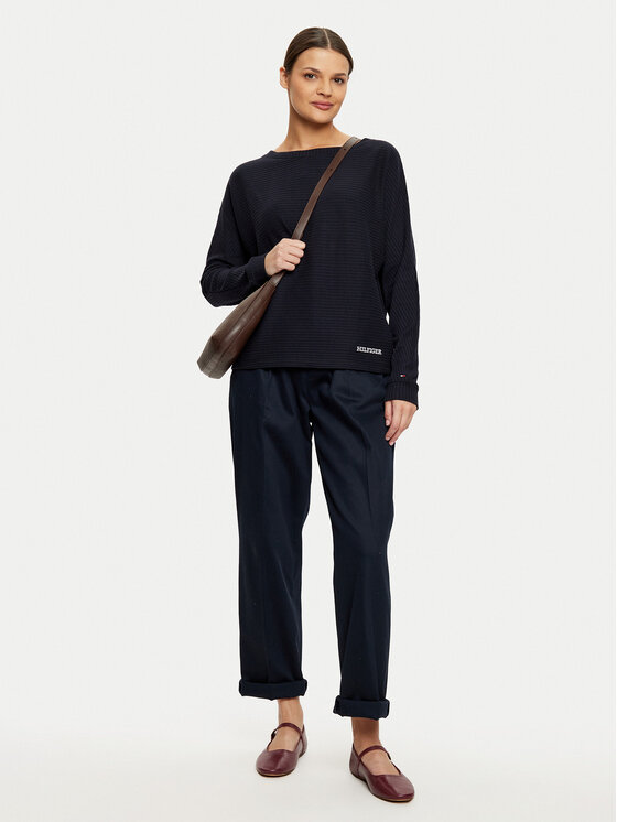 Tommy Hilfiger Tommy Hilfiger Džemperis UW0UW05583 Tamsiai mėlyna Regular Fit