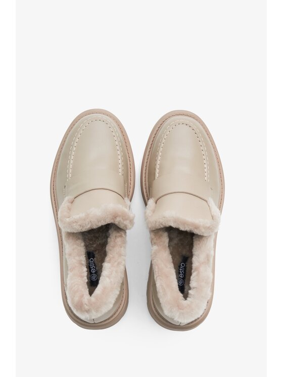Estro Estro Μοκασίνια ER00114214 Μπεζ