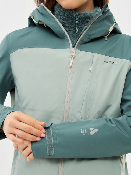 Viking Viking Kurtka softshell Ravelo 3w1 Lady Zielony Regular Fit