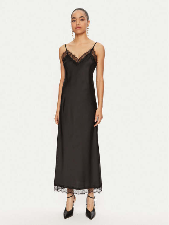 Rinascimento Abito da cocktail CFC0120043003 Nero Regular Fit, taglia : L