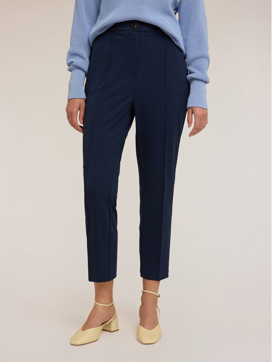 Motivi Motivi Pantaloni di tessuto P118W000821N034 Blu Regular Fit