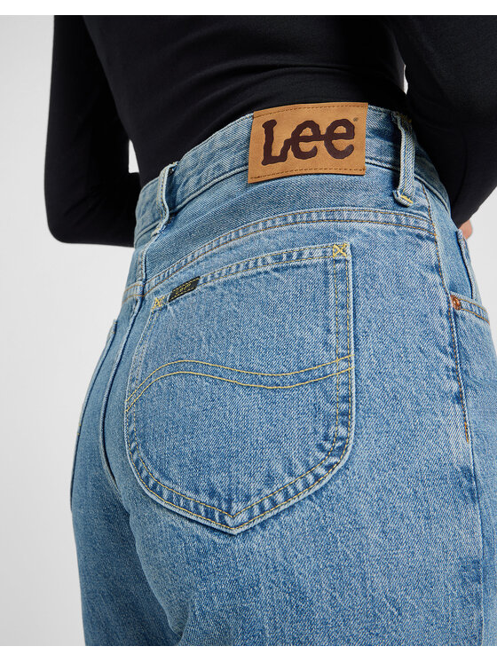 Lee Lee Jeansy RIDER LOOSE Niebieski Loose Fit