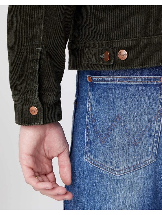 Wrangler Wrangler Giacca di transizione 12MJ SHERPA Verde Regular Fit