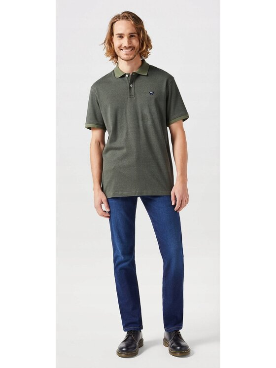 Wrangler Wrangler Jeansy Greensboro Niebieski Regular Fit