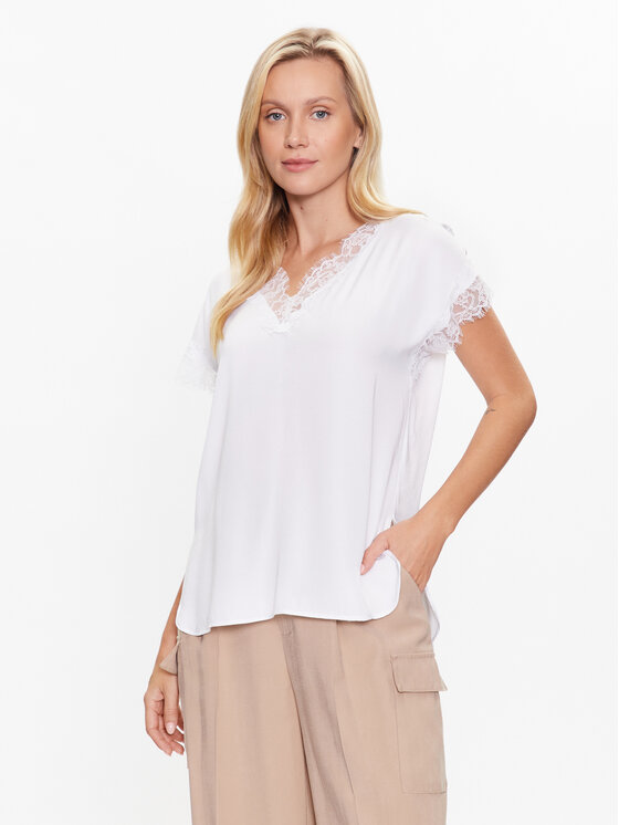 Marc Aurel Marc Aurel Majica 6061 1000 93144 Bijela Regular Fit