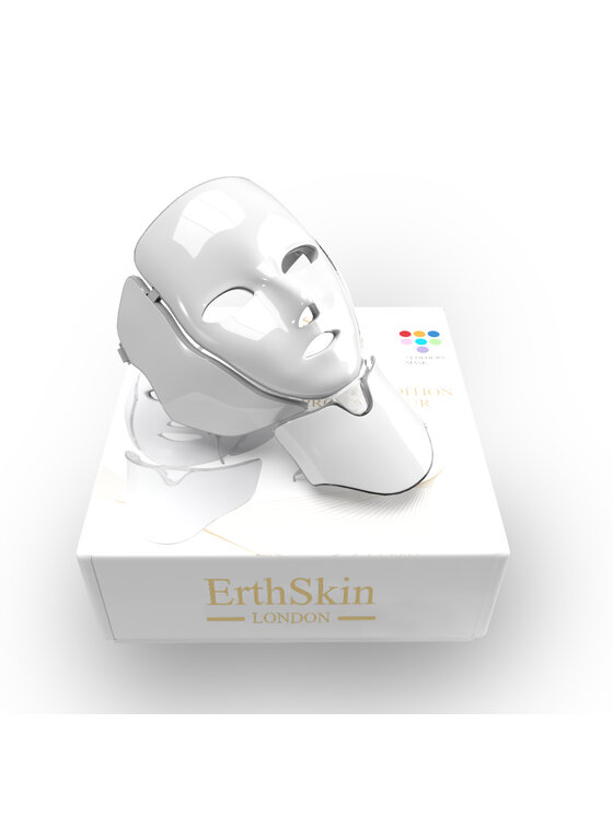 Erthskin London Erthskin London 7-kolorowa maska LED na twarz i szyję – edycja limitowana Maska LED