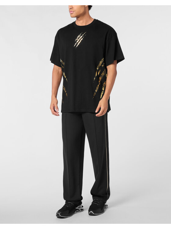 Plein Sport Plein Sport T-särk 28015 Must Regular Fit