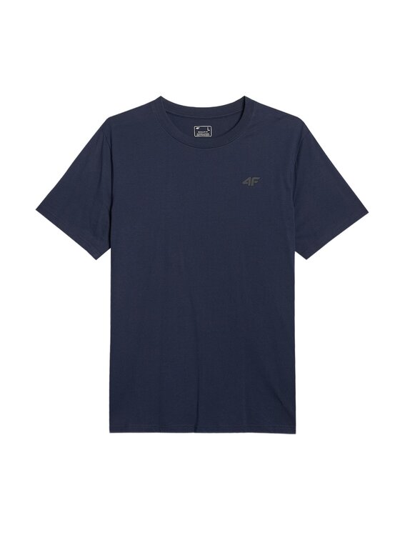 4F 4F T-Shirt NOS Granatowy Regular Fit