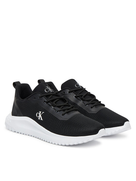 Calvin Klein Jeans Calvin Klein Jeans Sneakersy Eva Runner Mix Mesh YM0YM01285 Czarny