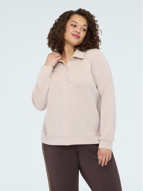 Fiorella Rubino Fiorella Rubino Bluza G855L008973N002 Różowy Regular Fit