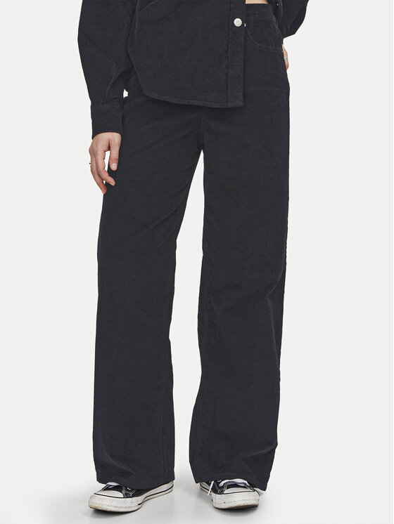 JJXX JJXX Farmer Gelly 12217215 Fekete Wide Leg