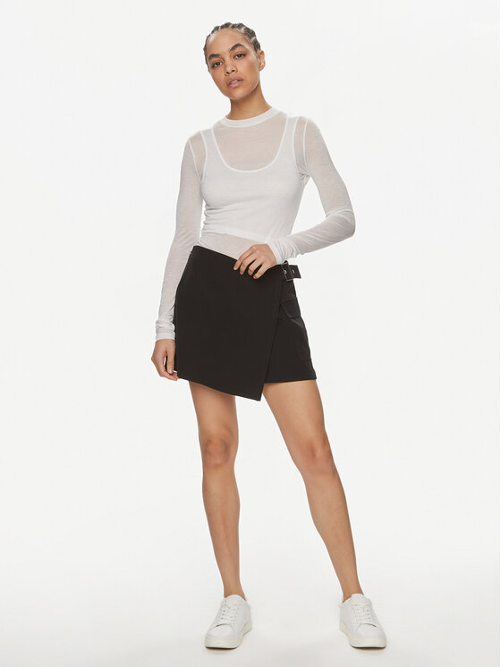 Calvin Klein Jeans Calvin Klein Jeans Blúzka J20J223323 Biela Slim Fit