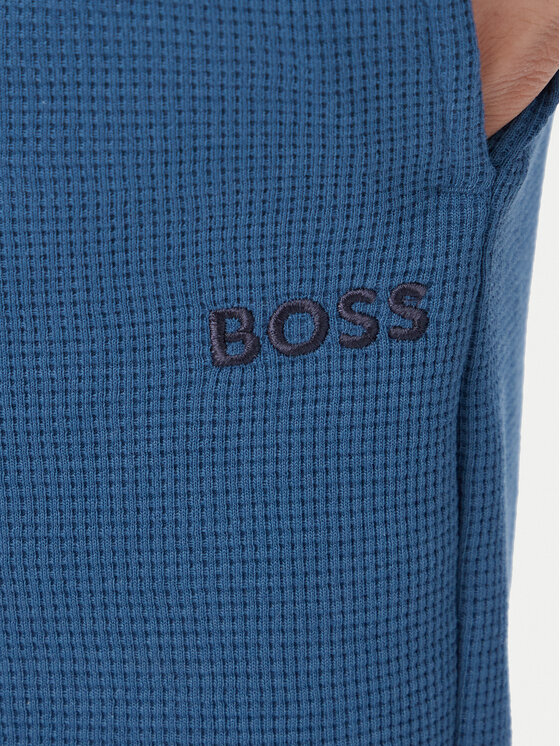 BOSS BOSS Sporta šorti Waffle 50535884 Zils Regular Fit