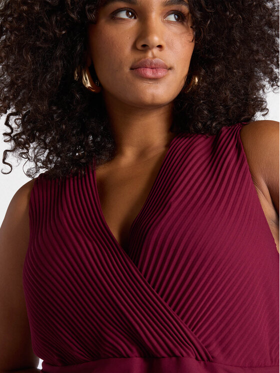 Fiorella Rubino Fiorella Rubino Vestito da giorno 7037T001681N036 Bordeaux A-Line Fit