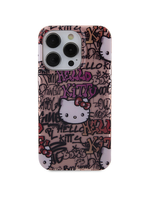 Hello Kitty Hello Kitty Etui na telefon iPhone 15 Pro Max Różowy