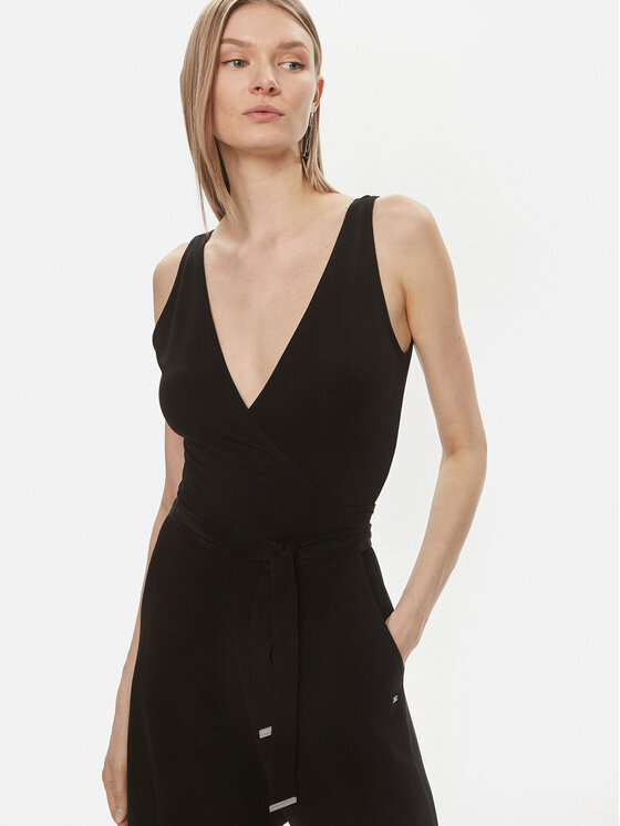 Tommy Hilfiger Tommy Hilfiger Jumpsuit WW0WW41266 Nero Regular Fit