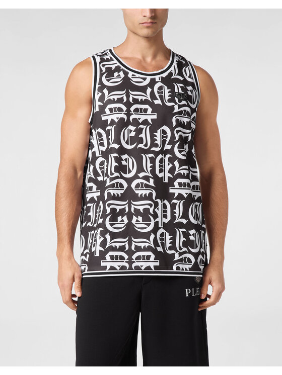 PHILIPP PLEIN PHILIPP PLEIN Tank top 9449 Čierna Regular Fit