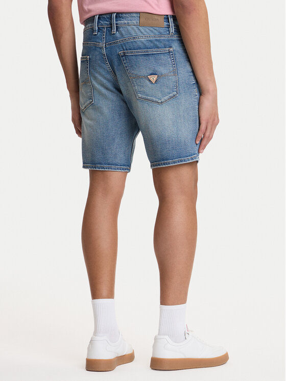 Guess Guess Jeansshorts M6GDV2 D1095 Blau Regular Fit