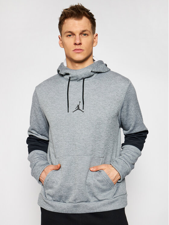 Nike Sweatshirt Jordan Air Therma CK6789 Gris Standard Fit • Modivo.fr