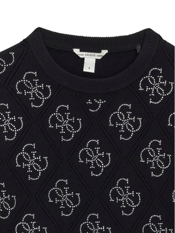 Guess Guess Pullover J6BR13 Z1347 Schwarz Regular Fit