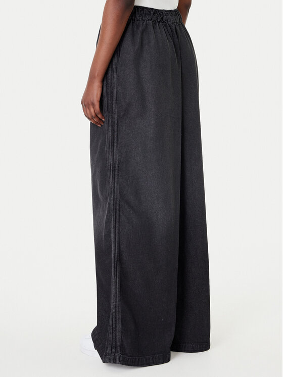 adidas adidas Blugi KD3919 Negru Wide Leg