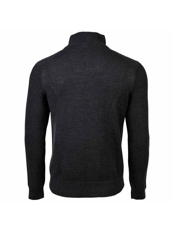 JOOP! JOOP! Sweter 27156 Szary Casual Fit