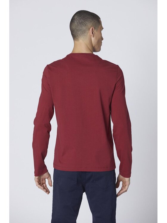 Aeronautica Militare Aeronautica Militare T-shirt T-shirt maniche lunghe Rosso Regular Fit