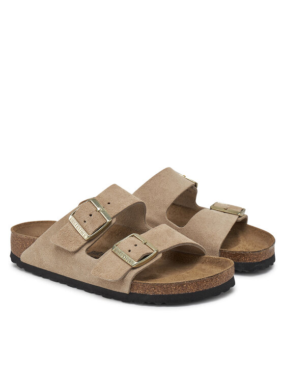 Birkenstock Birkenstock Шльопанці Arizona zamsz 1029260 Бежевий