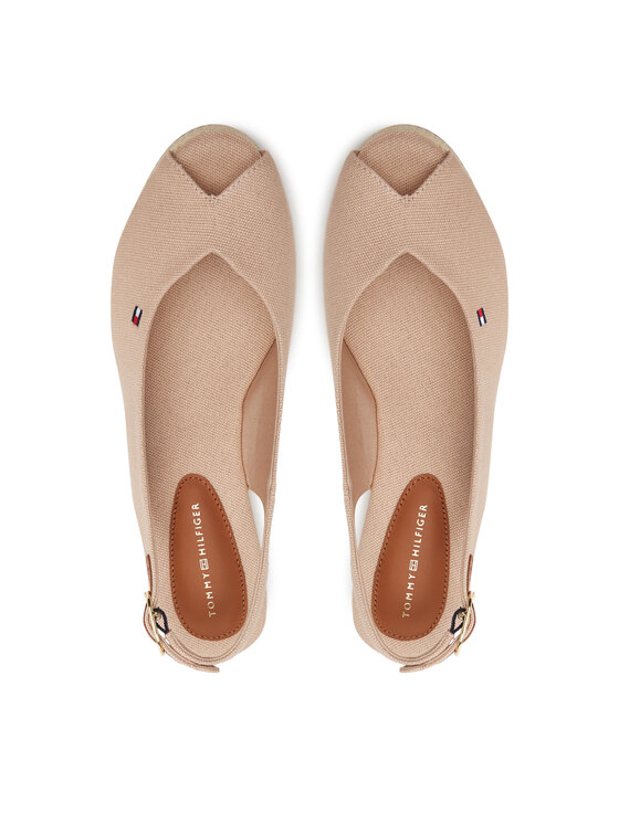 Tommy Hilfiger Tommy Hilfiger Espadrile Flag Mid Wedge Espad Slingback FW0FW08595 Ružičasta