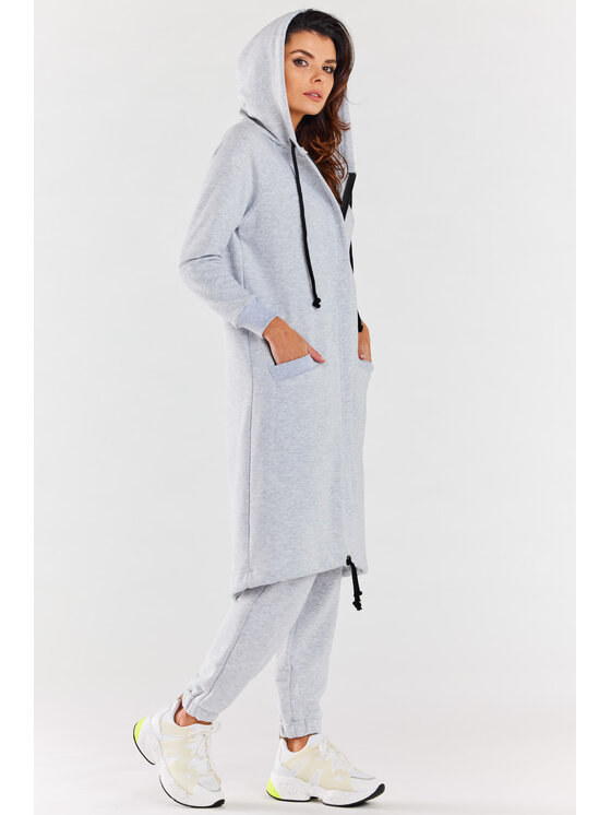 Infinite You Infinite You Mikina M278 Sivá Basic Fit