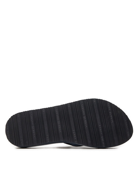 Tommy Hilfiger Tommy Hilfiger Žabky Th Emblem Beach Sandal FW0FW07900 Tmavomodrá
