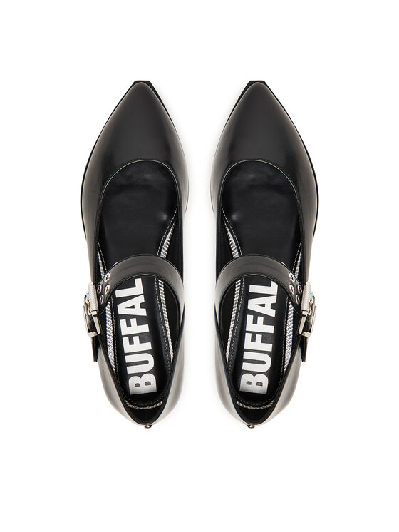 Buffalo Buffalo Ballerinas Marly Riv 1621044 Schwarz