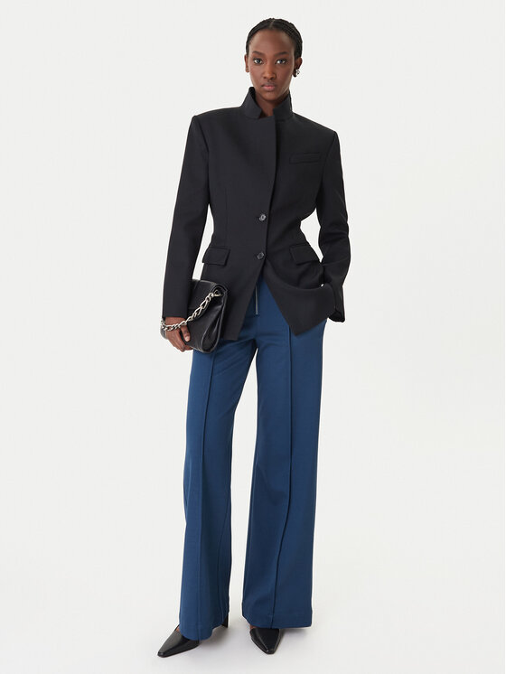 Patrizia Pepe Patrizia Pepe Hlače 8P0813/A715 Plava Wide Leg