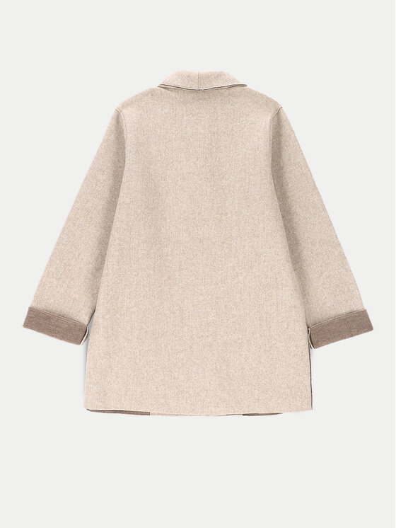 Coccodrillo Coccodrillo Cappotto di transizione ZC4151301RGJ Beige Regular Fit