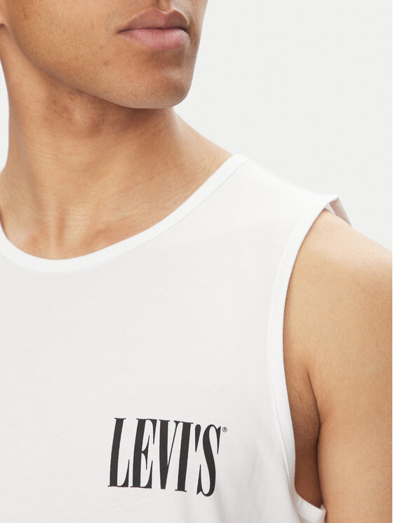 Levi's® Levi's® Мъжки топ Graphic Rower A7642-0005 Бял Regular Fit