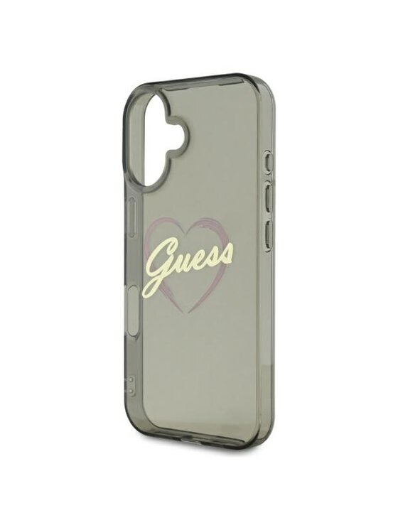 Guess Guess Etui na telefon Apple iPhone 16 Plus Czarny