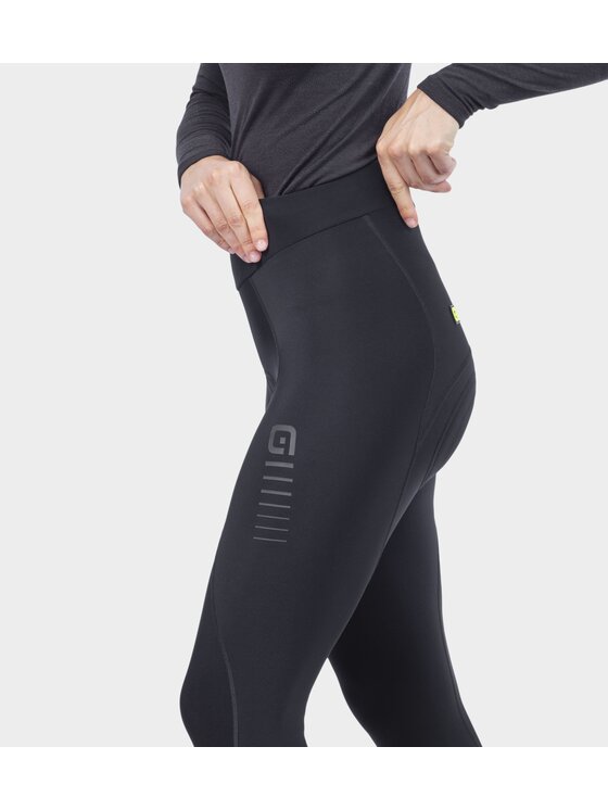 Alé Cycling Alé Cycling Spodnie outdoor Solid Essential Czarny Fitted Fit