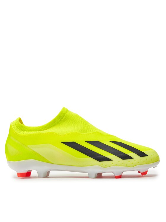 adidas Chaussures de football X Crazyfast League Laceless Firm Ground Boots IF0689 Jaune Modivo