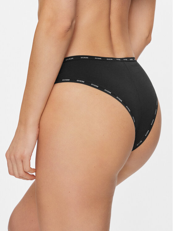 Guess Guess Brazilinių kelnaičių komplektas Basic Brazil O4GG24 K6YW1 Juoda